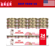 Royal Canin Feline Health Nutrition Kitten Loaf in Sauce Wet Cat Food, 24can 3oz