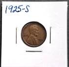 1925 - P D S  LINCOLN CENT SET ALL IN VERY FINE NICE BROWN COLOR