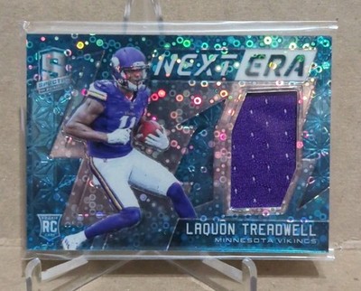 2016 Panini Spectra Next Era Jerseys Rookie Neon Blue #70/99 Laquon Treadwell