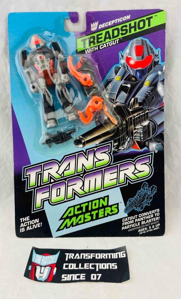 Transformers Original G1 1990 Action Masters Threadshot MOSC