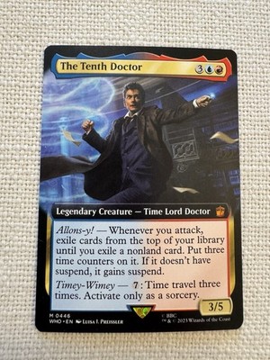 The Tenth Doctor Extended Art M0446 Doctor Who MTG NM