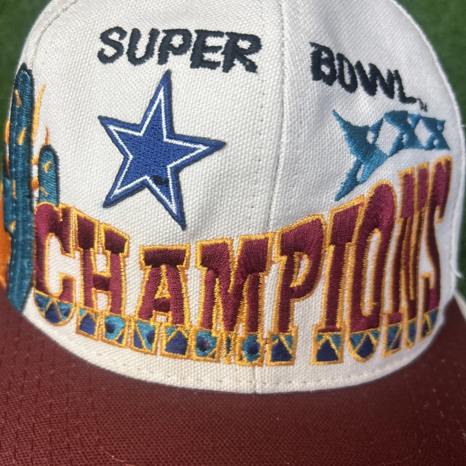 1996 NUEVO ORIGINAL - Sombrero Dallas Cowboys Vintage Super Bowl XXX Foto 4 de 4