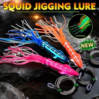 Visual Appeal Enhancer Jigging Angelköder 3D Eye Jig weiche schlanke Textur