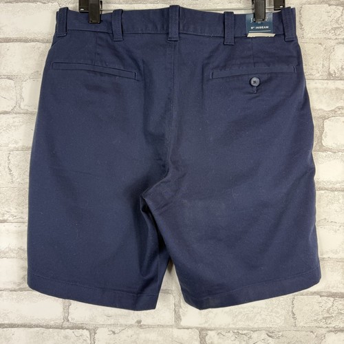 J.CREW FACTORY Men's NEW 9" Flex Slate Navy Blue Chino Short sz 32 H5020 - Picture 2 of 5