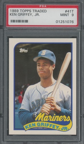1989 Topps Traded #41T Ken Griffey Jr. PSA 9