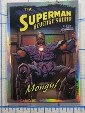 Fleer Brilliants - The Superman Revenge Squad - Mongul RS-12 - DC Comics Card