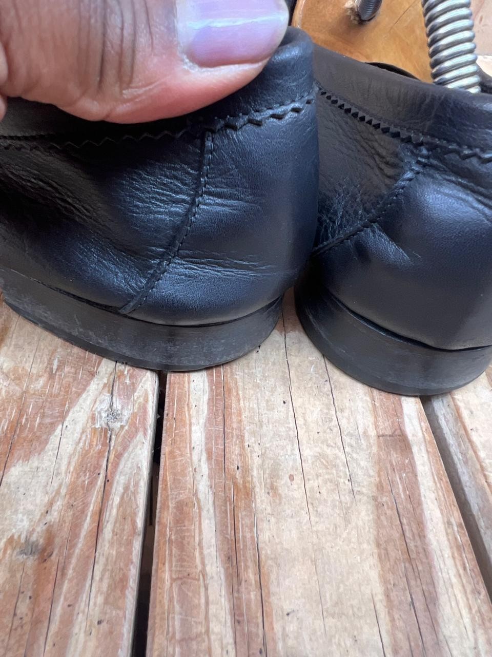 Saint Laurent Women's Black leather Pull on Penny Loafers  Sz uk 7 Us 10 EUR  40 thumbnail 19