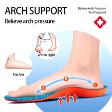 Sport Insoles For Shoes Sole Shock Absorption Deodorant Cushion Running Insoles