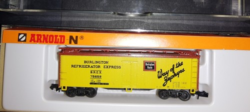 Arnold 5344  4-achsiger Kühlwagen "Burlington Refrigerator Express" in OVP; N | Zustand: Neu