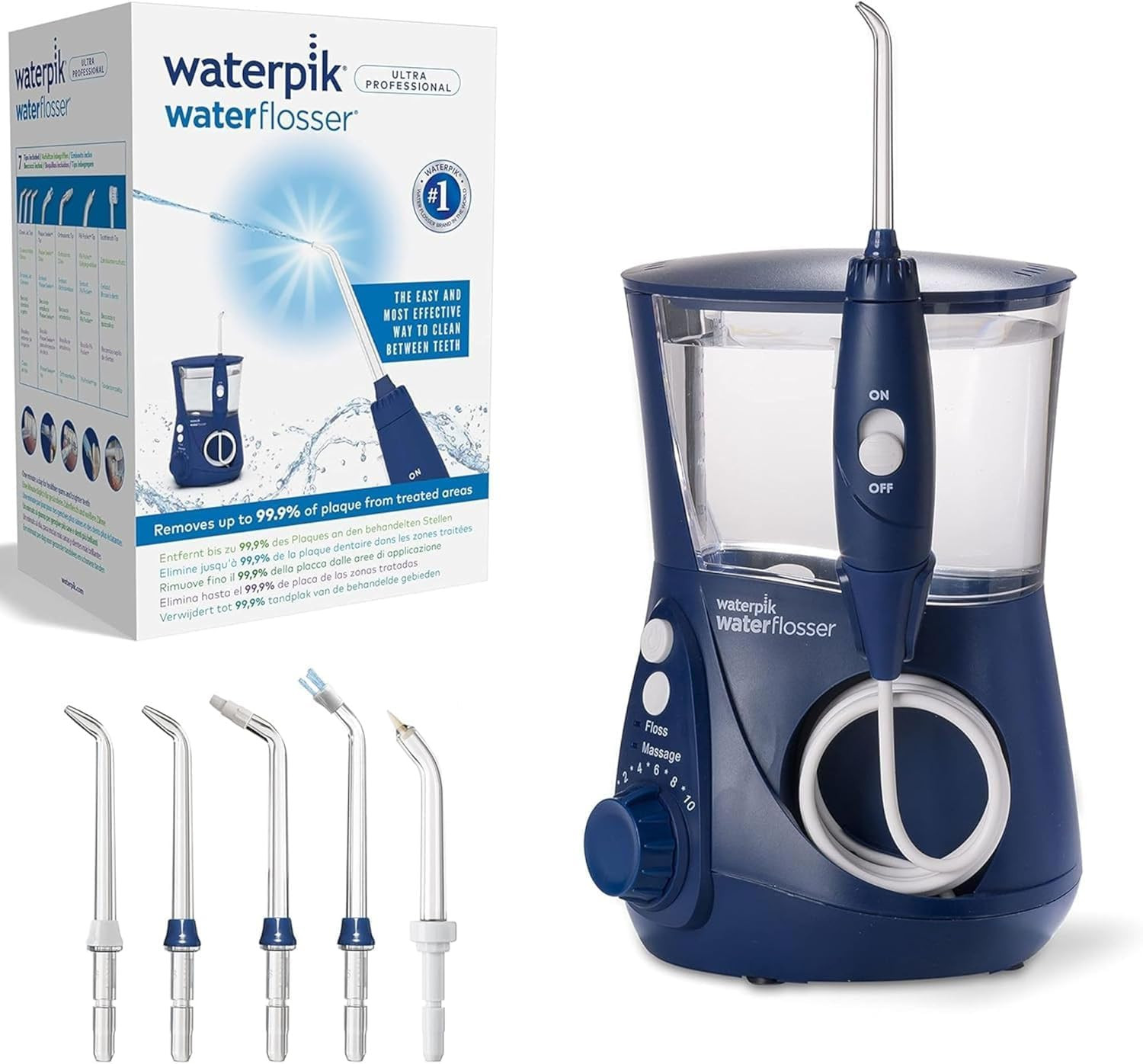 Waterpik Idropulsore Dentale Ultra Professional Con 6 Testine E Sistema Avanzato