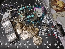 14 Pc Mixed Lot Of Catholic And Cross Bracelets Necklaces Bracelet Lot AAB3