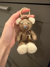 NWT Coach Bear Keychain Leather Limited Edition Collectible Bag Charm