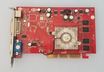 Nvidia GeForce 6200A 256MB DDR2 AGP  TV-OUT DVI Graphics Card NA+6200A+TD26