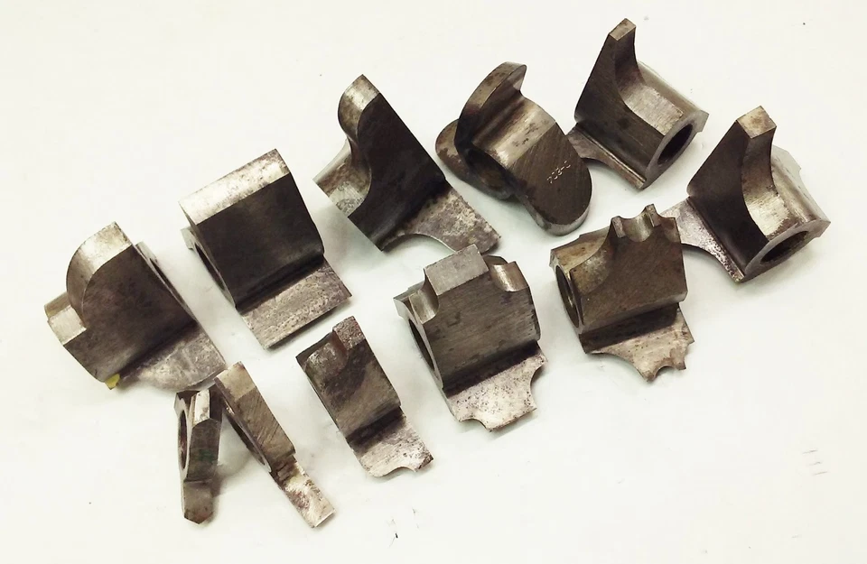 Craftsman 103 113 wood shaper Cutters set LOT fit 1/2" spindle arbor - Image 3 of 4