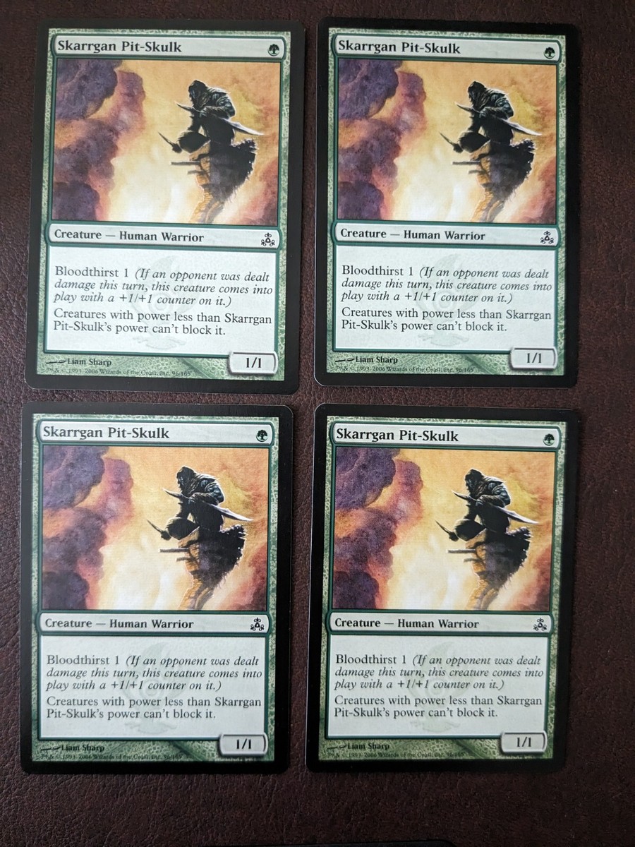 4X SKARRGAN PIT-SKULK - Magic The Gathering MTG Collectible Card game 4X SKARRGAN PIT-SKULK - Magic The Gathering MTG Collectible Card game