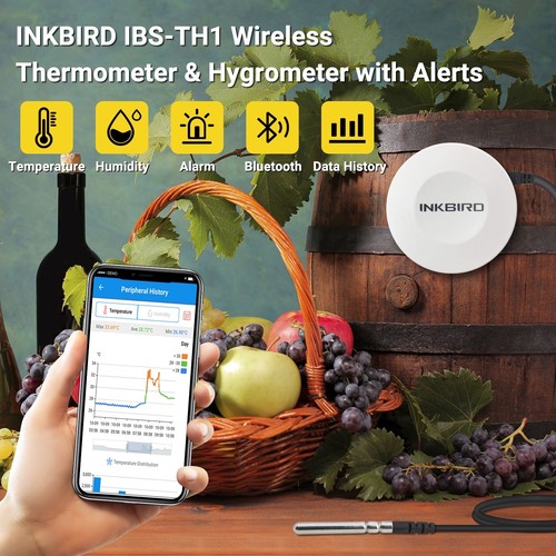 Inkbird Temp & Humidity Data Logger thermometer Hygrometer Recorder Analyse save - Picture 3 of 11