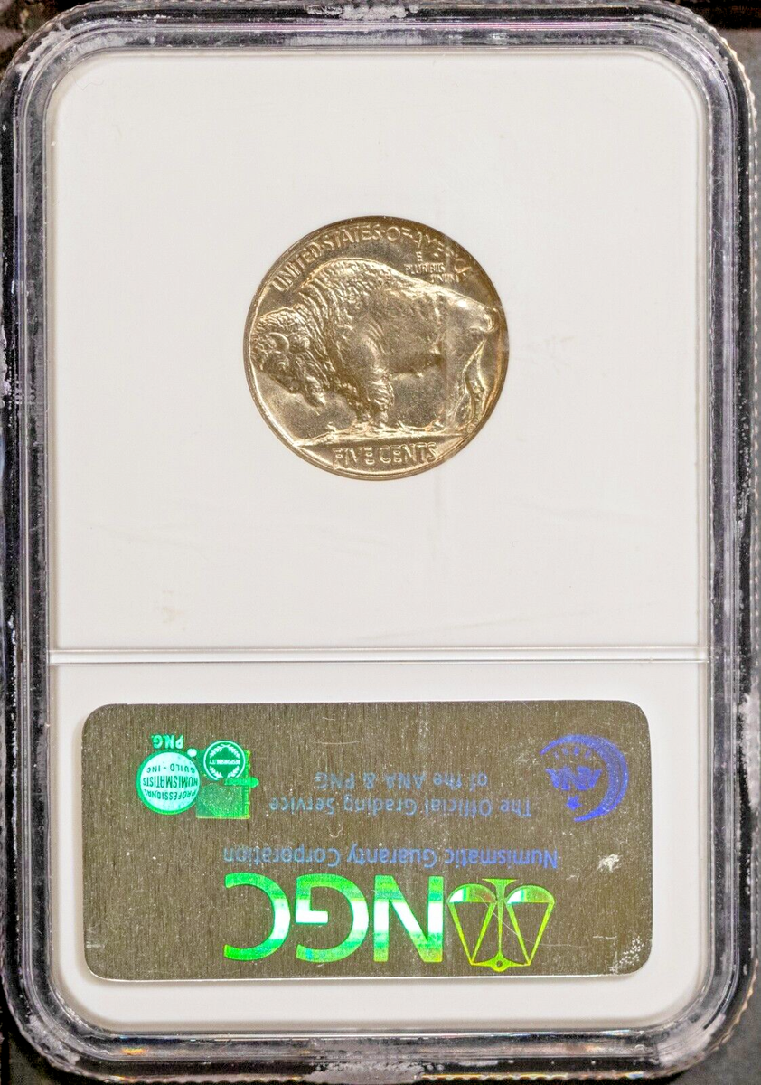 1936 5c Indian Head Buffalo Nickel MS 65 NGC # 1703712-019 + Bonus