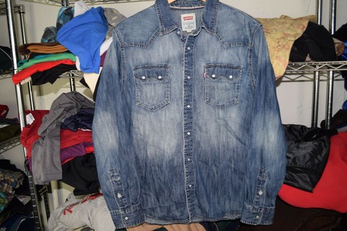 Levi's Levis Denim Jean Shirt Western 