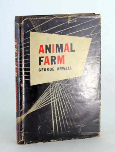 George Orwell 1st Ed 1946 Animal Farm Allegory Russia Hardcover w/Dustjacket - 第 1/7 張圖片