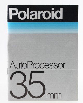 Bedienungsanleitung Polaroid AutoProcessor 35mm 35 MM 35 mm Instructions