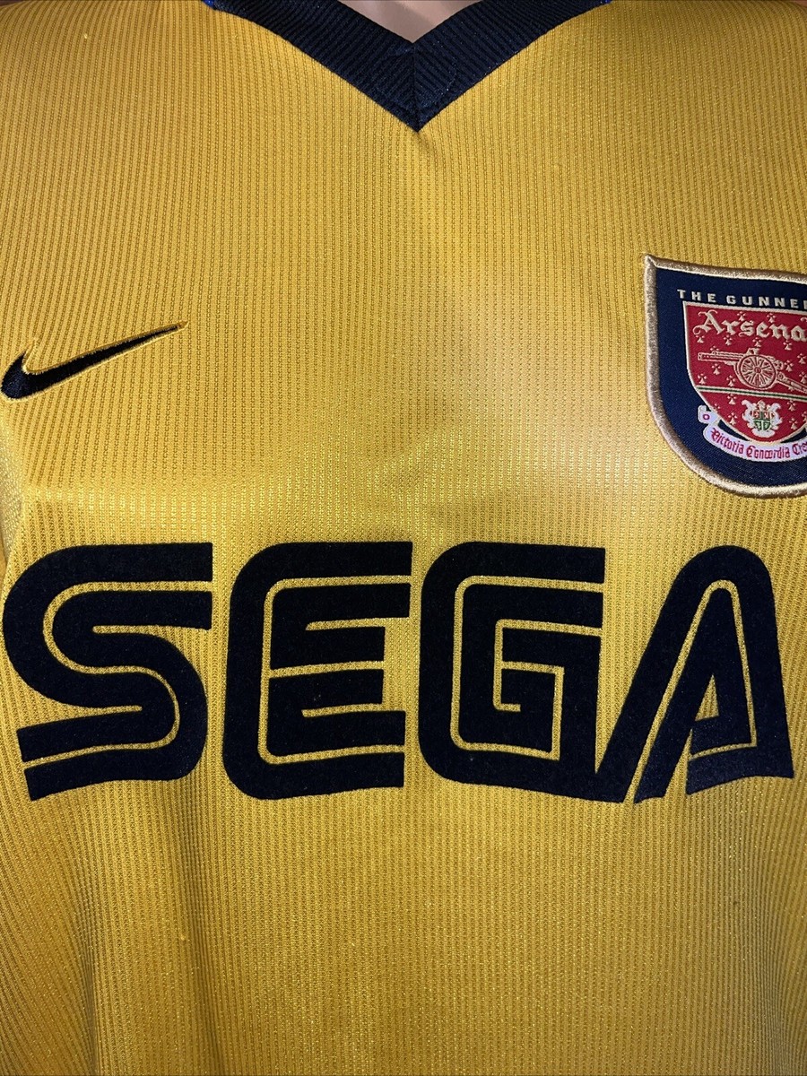 Arsenal London 1999/2001 Nike Away SEGA Football Soccer Arsenal London 1999/2001 Nike Away SEGA Football Soccer