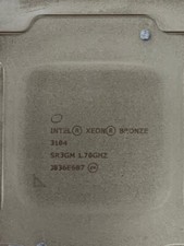 Lot of 2 Intel Xeon Bronze 3104 SR3GM
