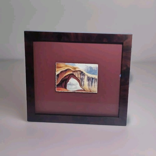 Serena Supplee Signed Watercolor Print 7"X5" Matted Floating & Framed 17.5"X16" - Picture 3 of 15