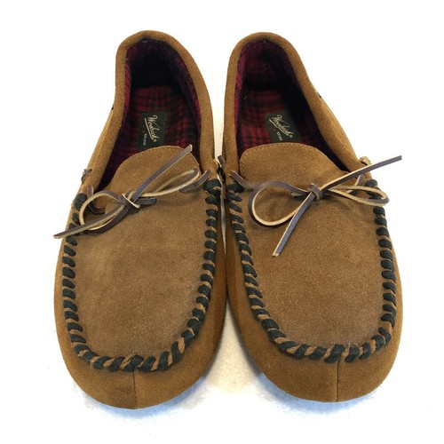 Woolrich Brown Suede Leather Slippers 