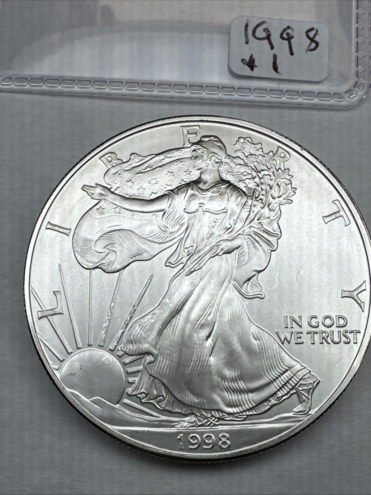 Better Date 1998 American Silver Eagle 1 T Oz .999 Fine Silver Uncirculated BU