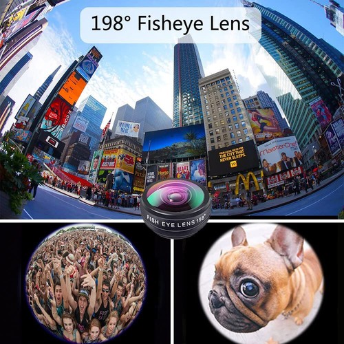 10-in-1 Cell Phone Camera Lens Kit for iPhone Android Universal Clip On Phone - 第 5/52 張圖片