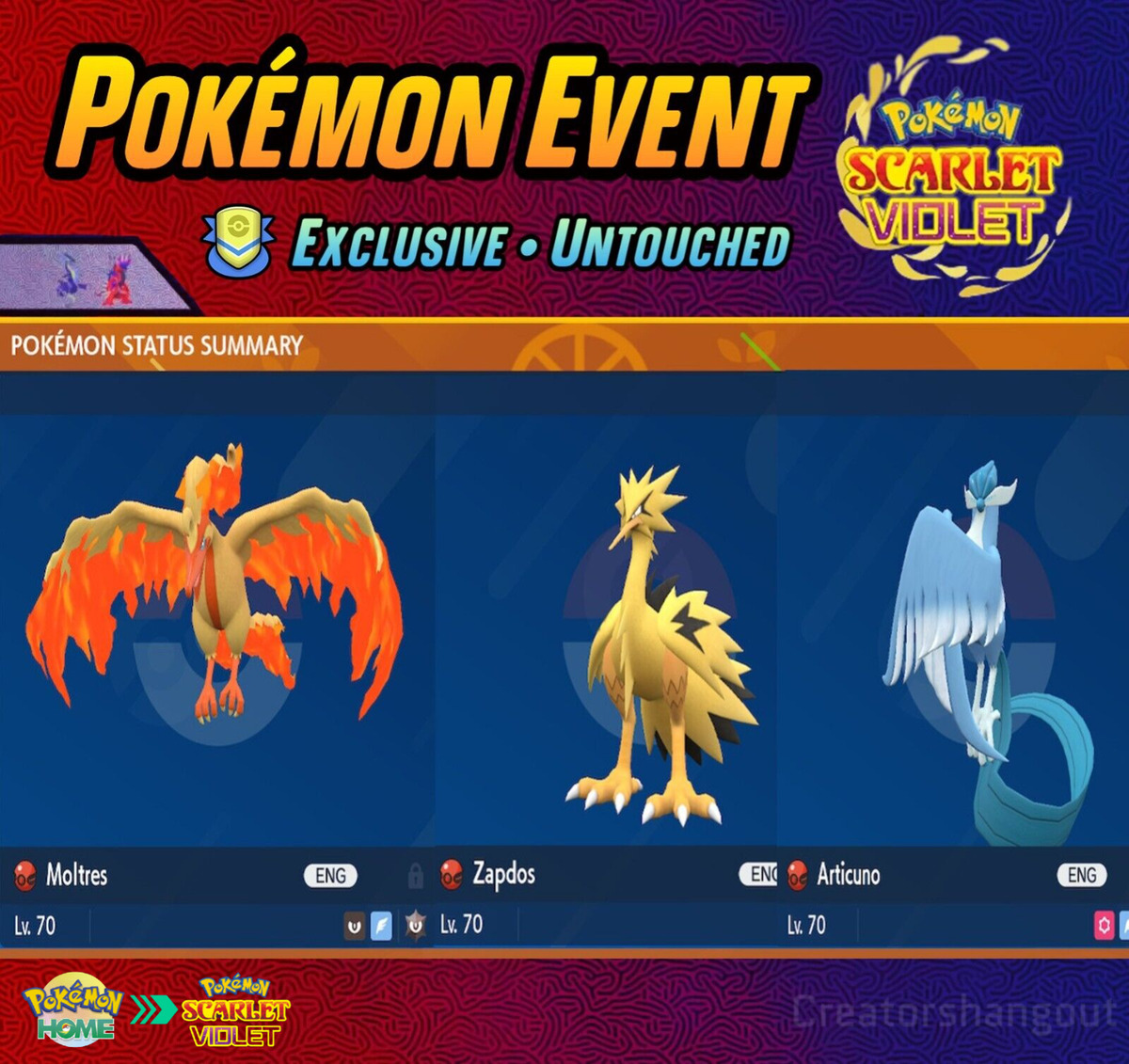 Pokemon Shiny Moltres 1