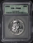 1962 Franklin Half Dollar ICG PR-68
