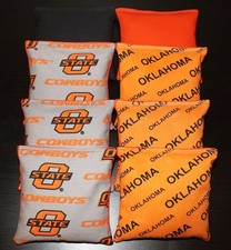 Oklahoma State University Cornhole Bean Bags 8 OSU Cowboys Camo Corn Hole Bags