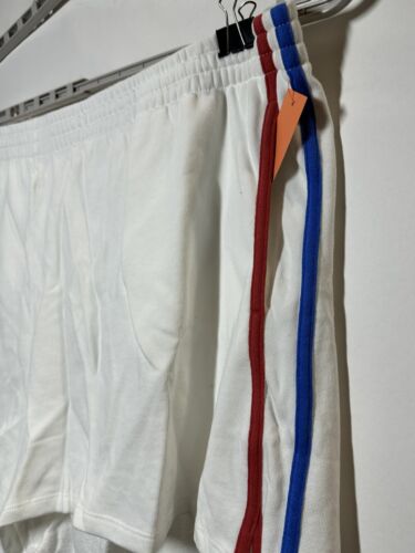 Women's Plus Size Retro Striped Lounge Pajama Shorts - Colsie White 3X (NWT) - Picture 3 of 3
