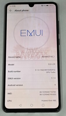 Huawei P30 - 128GB - Black (Unlocked) Smartphone - UK Model | eBay