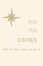 1956 Lincoln Capri Mark Ii Premier Owners Manual