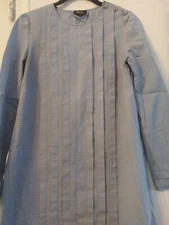 A.P.C. light blue pleated dress