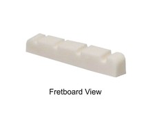 Nut Bone 4 String Bass 38mm 1 1/2 5mm Deep Slot Left Hand 108702L