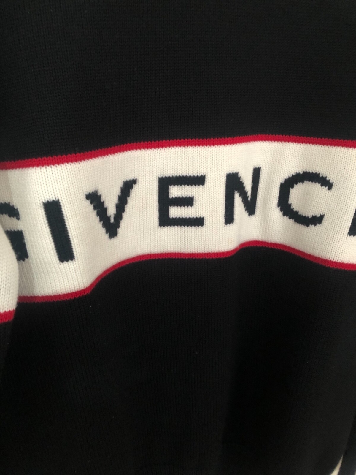 100% authentic Givenchy logo print knit sweater, … - image 2