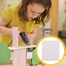 50 Pcs Hot Melt Glue Rods Transparent Hot Melt Glue Sticks Hot Glue Sticks 0.19 per stick