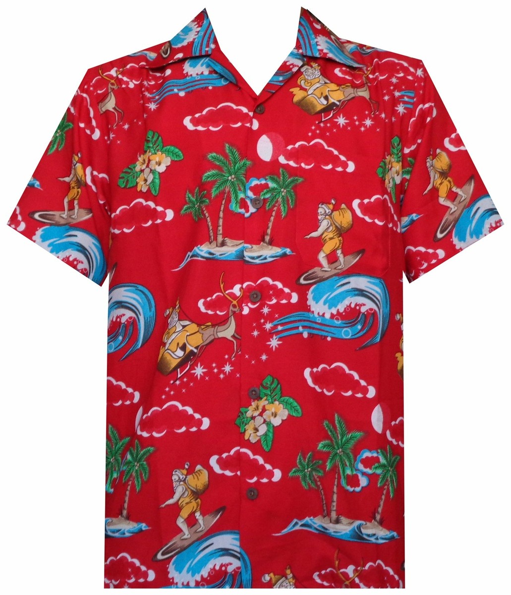 専用ページY170 Hawaiian Shirt Mens Christmas Santa Claus Party Holiday