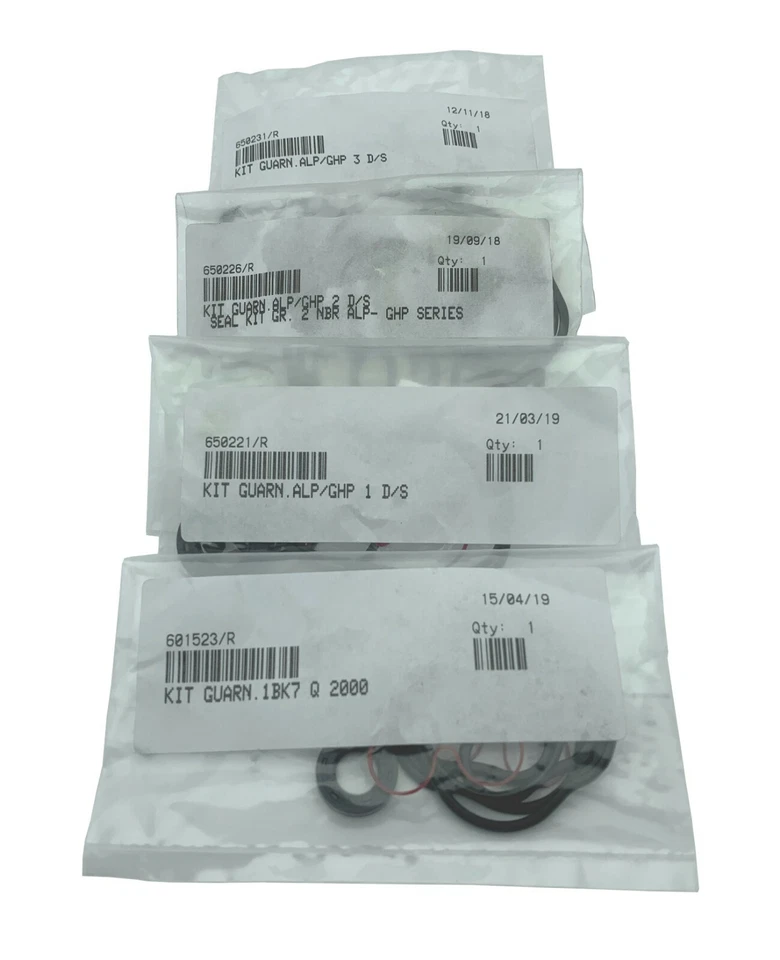 601523/R Marzocchi Kit guarnizioni per pompa ad ingranaggi tipo 1BK7 Q seal kit gear pump - Immagine 3 di 4