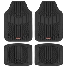4pc Heavy Duty Premium Rubber Floor Mats Trim Fit for Car Truck SUV VAN