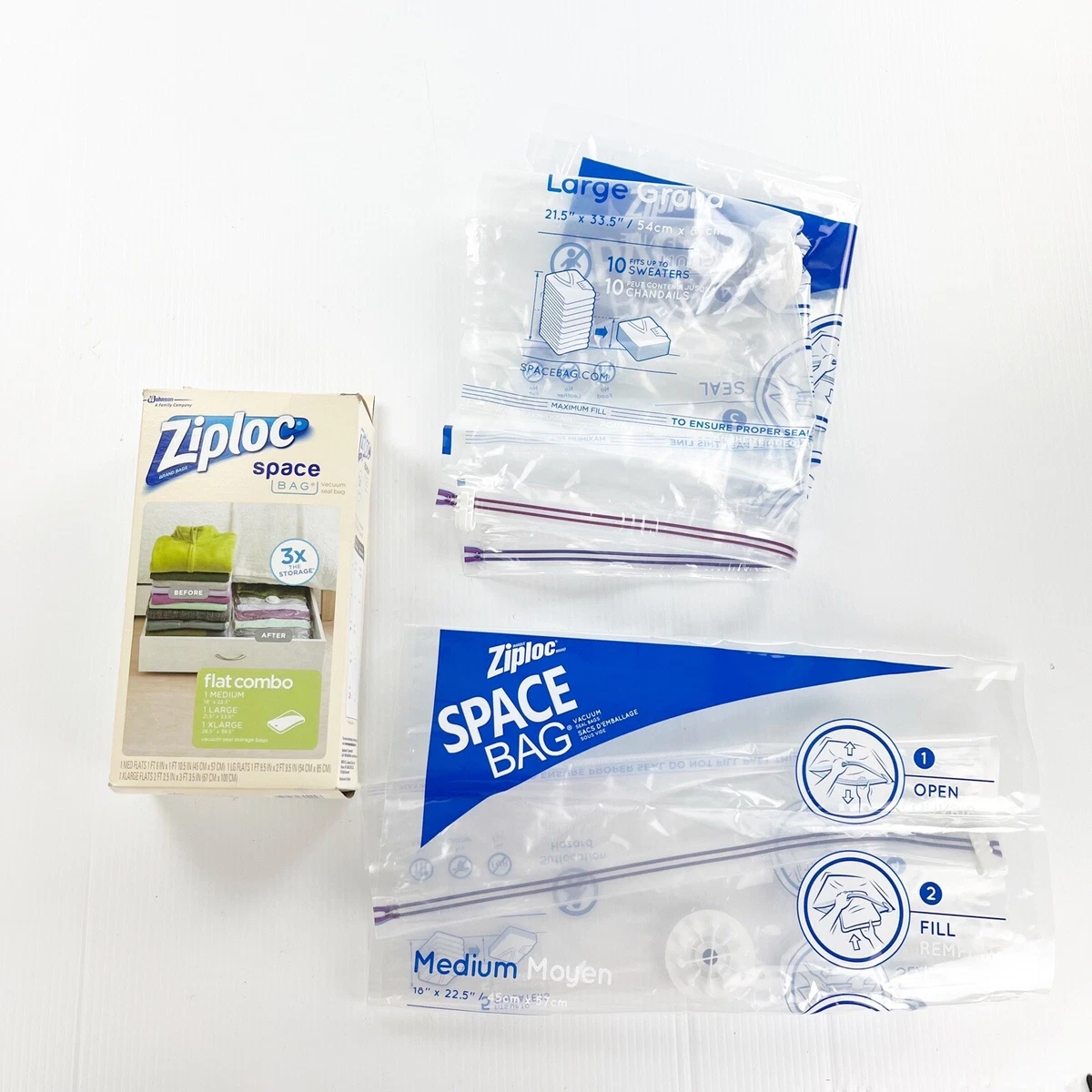 Ziploc Storage Vacuum Bags