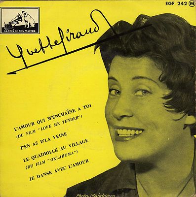 YVETTE GIRAUD L'AMOUR QUI M'ENCHAINE A TOI (LOVE ME TENDER) FR EP MARC HERRAND