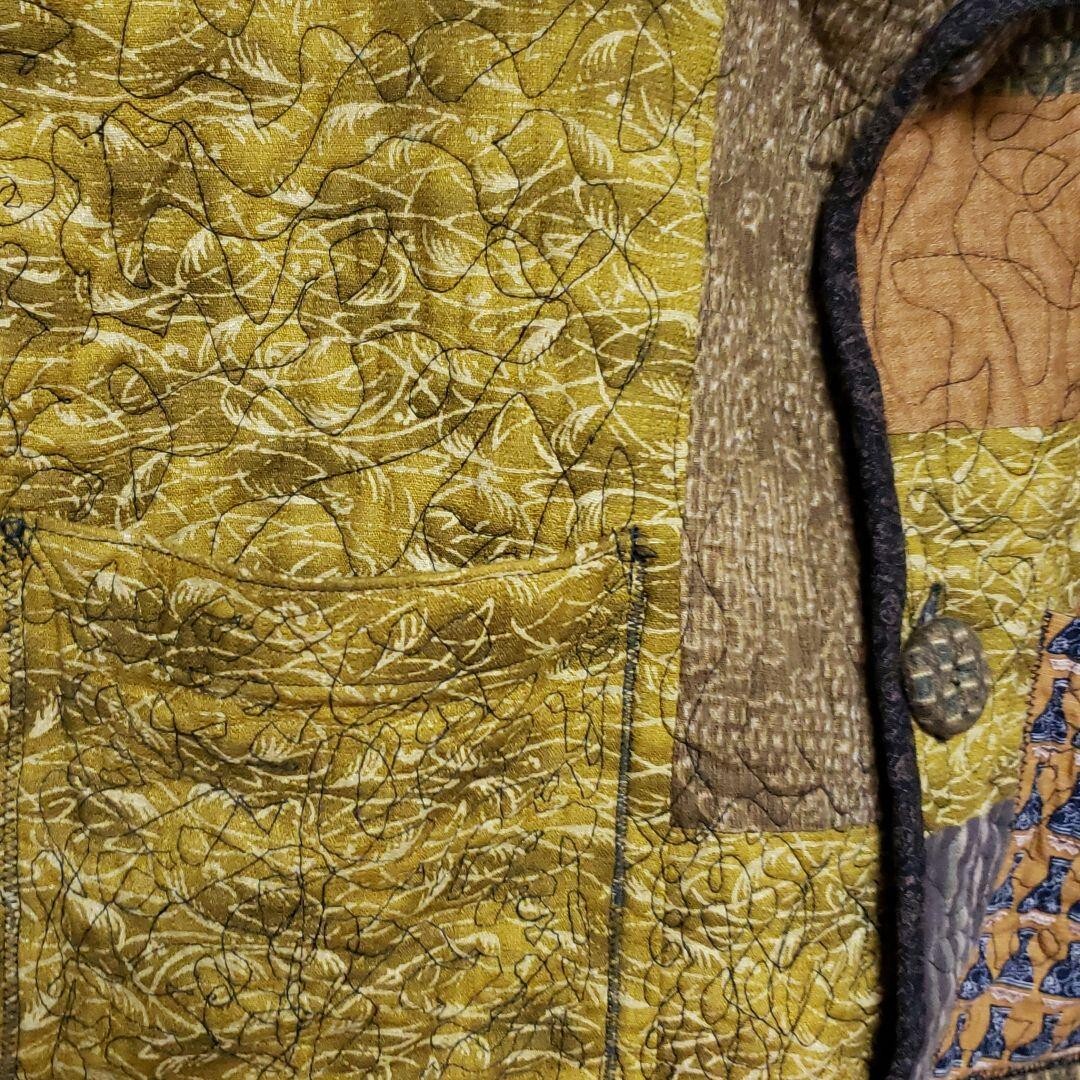 Harley Davidson Jacket Patchwork Quilting men Siz… - image 5