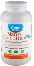 One Planet Nutrition Nano Curcumin Plus Capsules - 500 mg (240 Count)