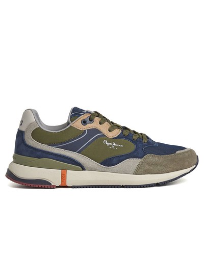 Pepe Jeans - Men's Low Trainers Shoes Khaki - London Pro Advance