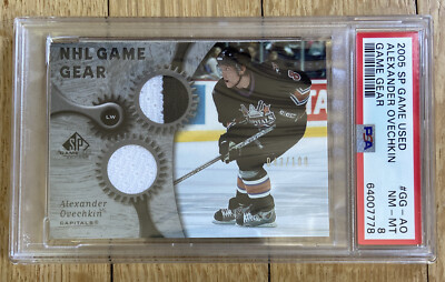 2005-06 SP Game Used #GG-AO Alexander Ovechkin RC ROOKIE PSA 8 /100