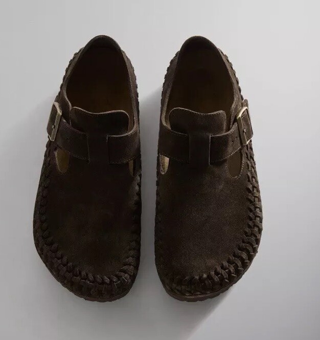 Kith x Birkenstock London Braided Mocha Color Size 38 | eBay
